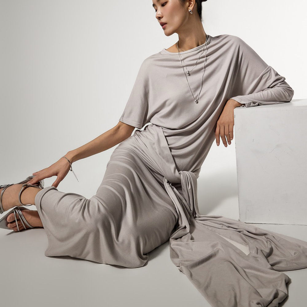 D5488 Strap Asymmetrical Dress