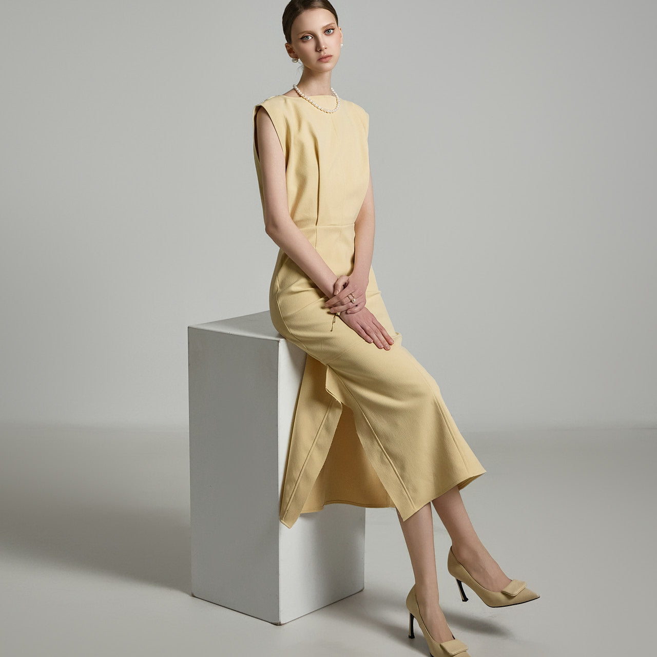D9530 Stitched Dress