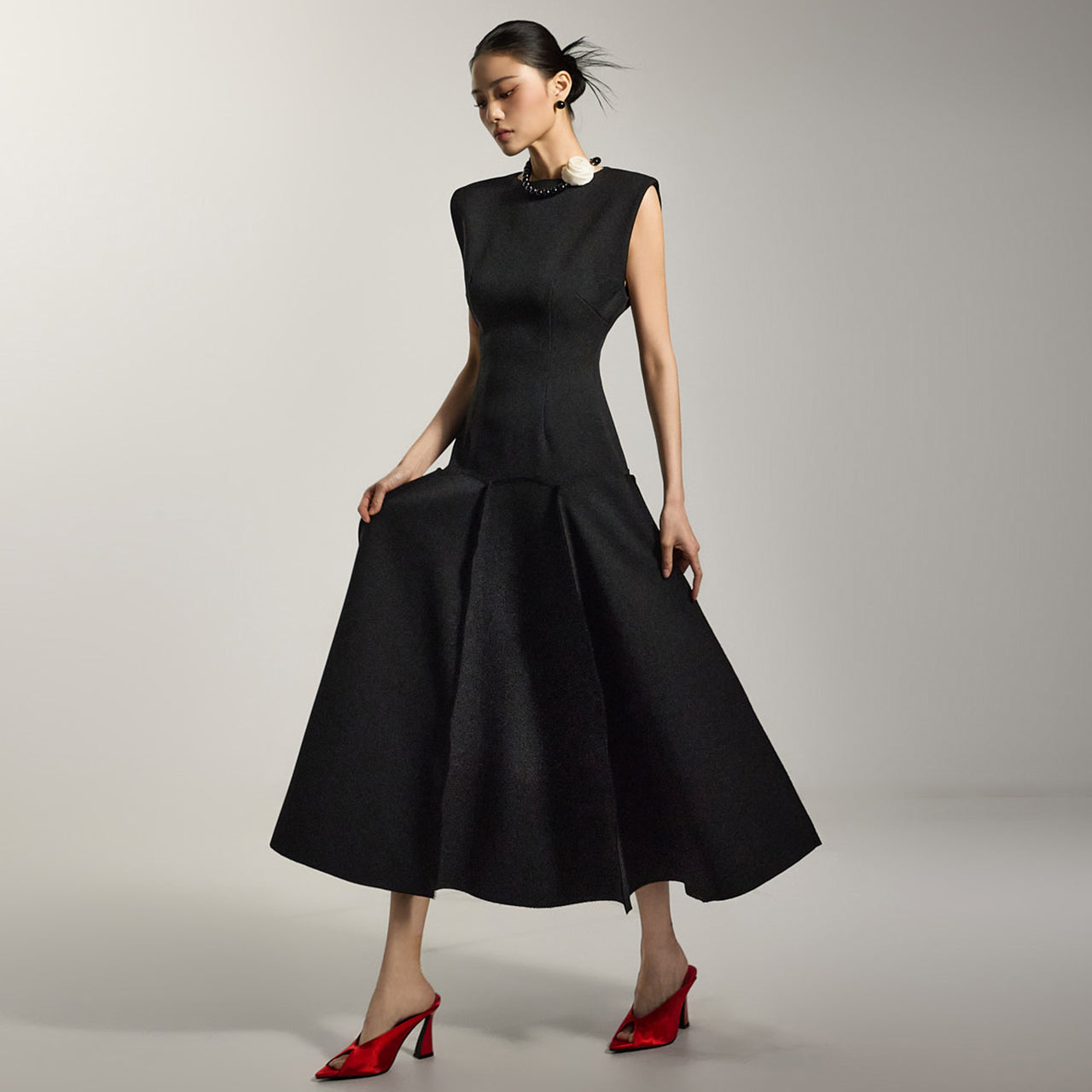 D9534 Flared Dress
