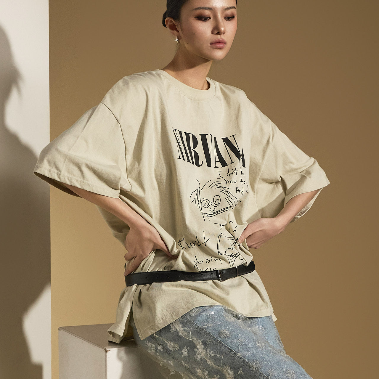 E3685 Printed Top