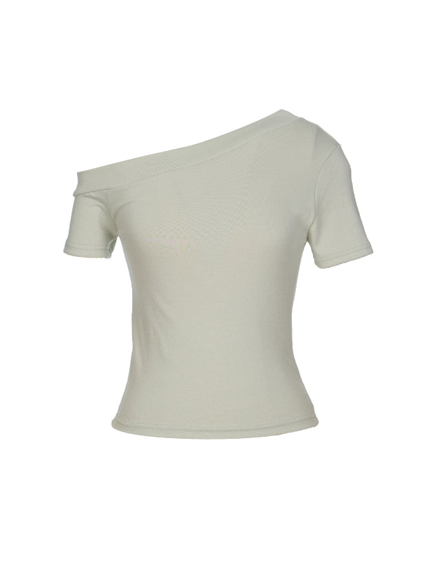 E3749 One-Shoulder Top