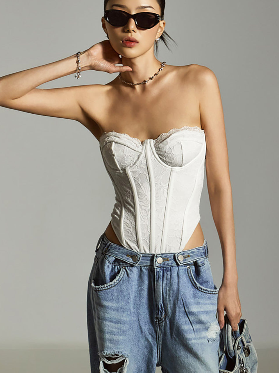 E3864 Corset Top