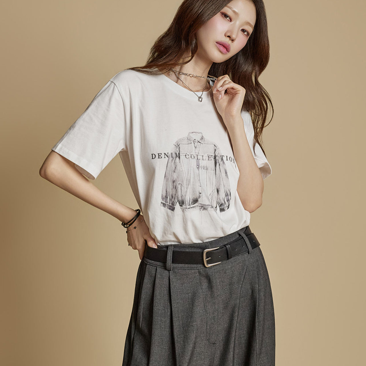 E3938 Printed Top