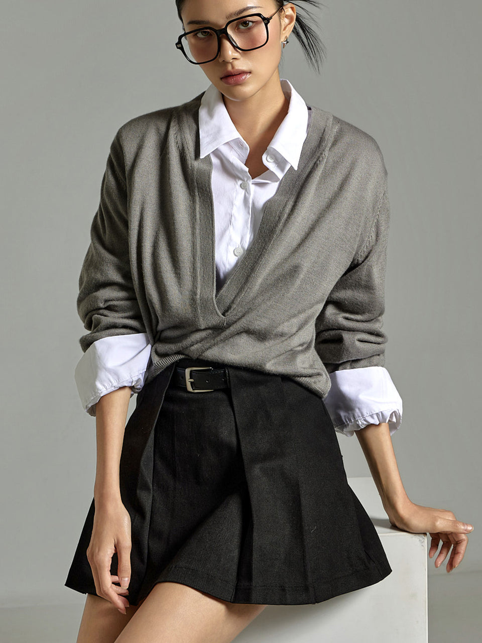 E3954 Layered Knit