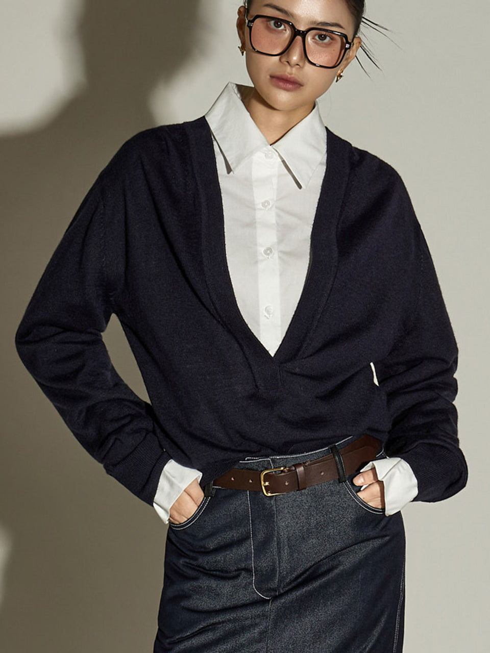 E3954 Layered Knit
