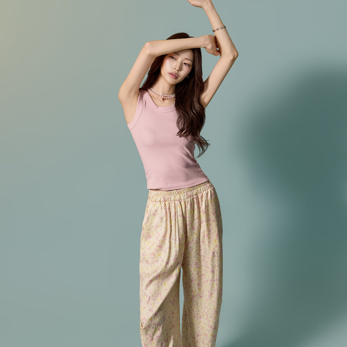 E4155 Basic Ribbed Sleeveless Top