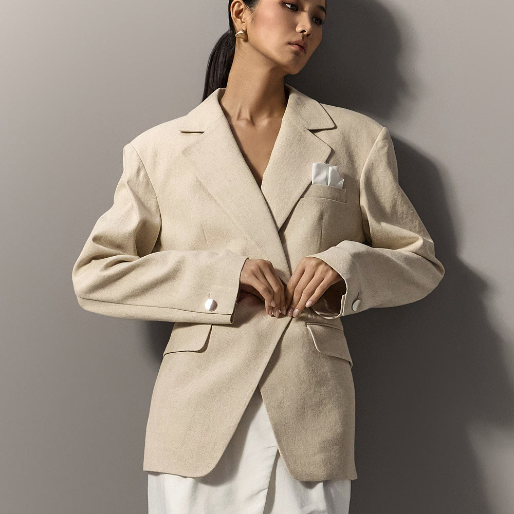 J2759 Linen Handkerchief Jacket