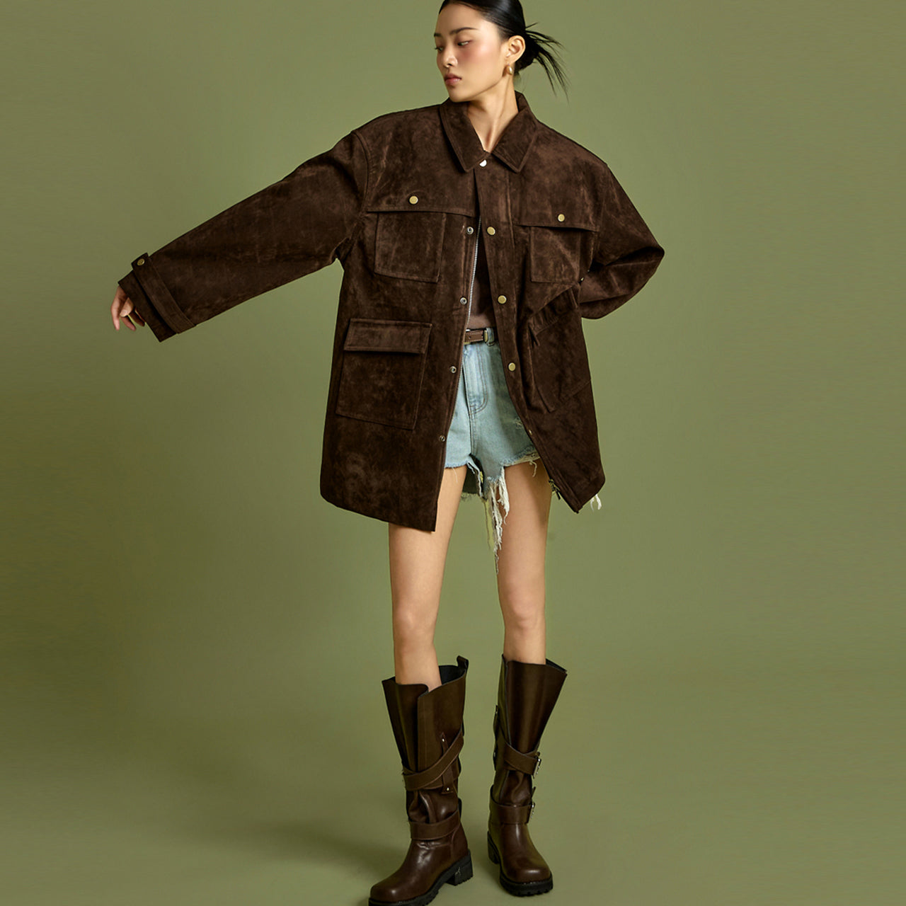 J2834 Suede Jacket