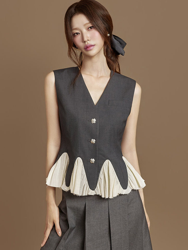 J2856 V-neck Vest
