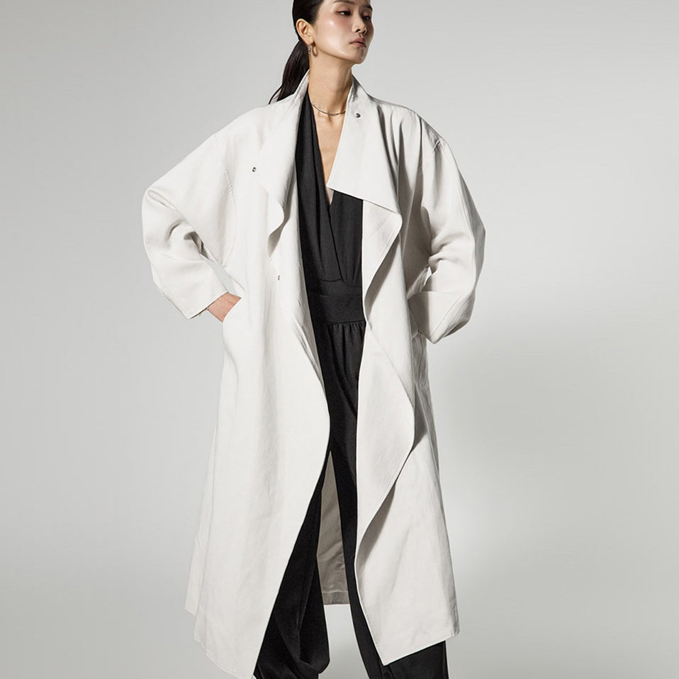 J3203 Soft Trench Coat