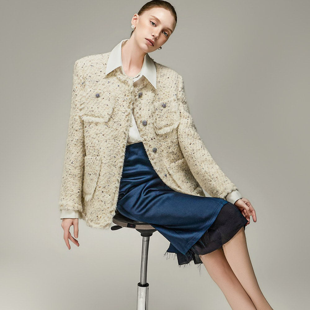 J3353 Wool Tweed Jacket