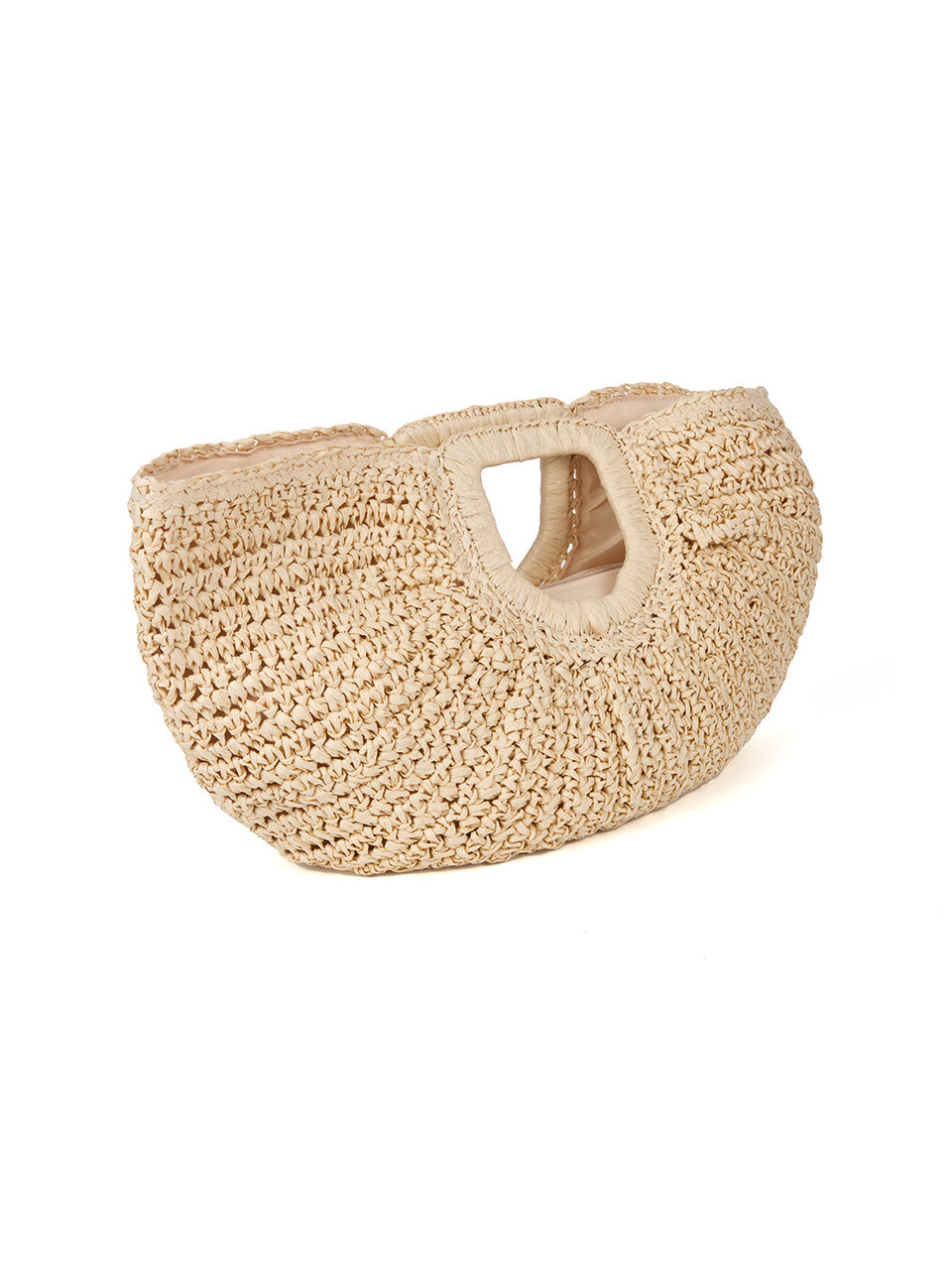 A-1568 Raffia Handle Bag