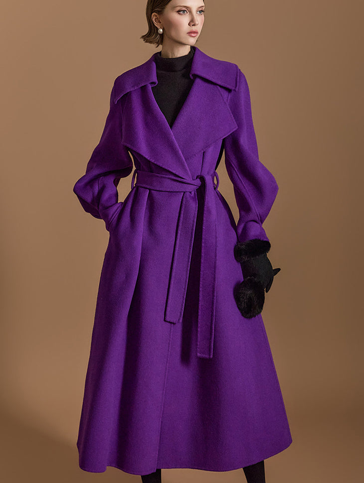 J2516 Cashmere Handmade Coat