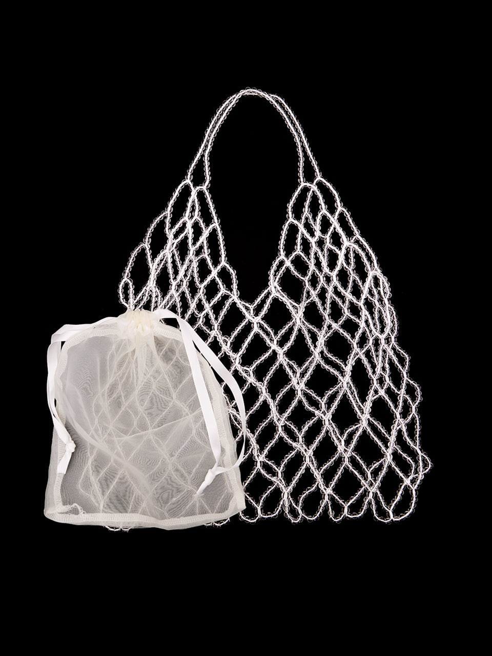 A-1591 Beaded Net Bag