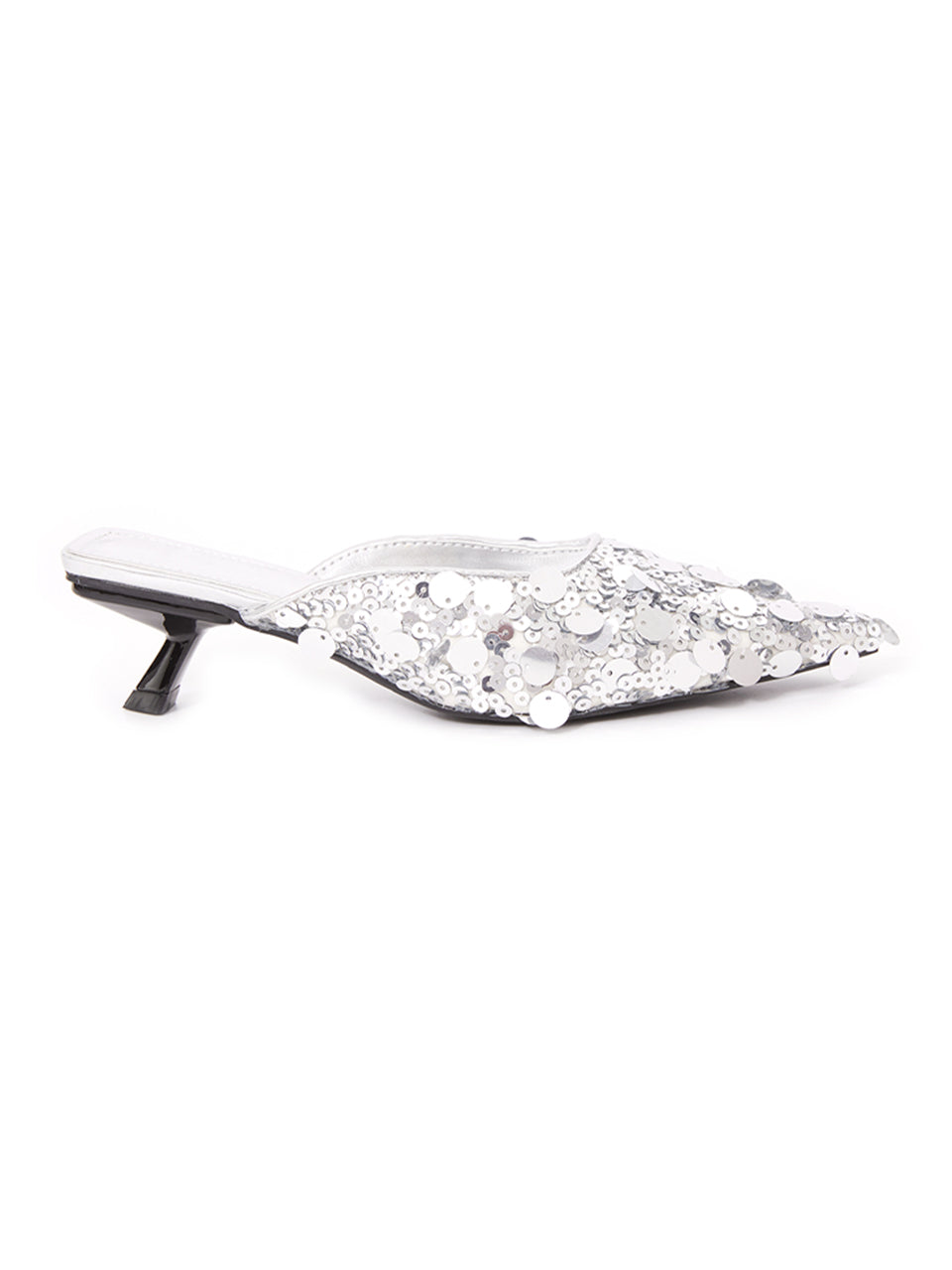 AR-3265 Spangle Middle Heeled Mule