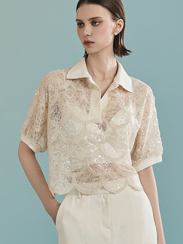E3357 Spangle Top