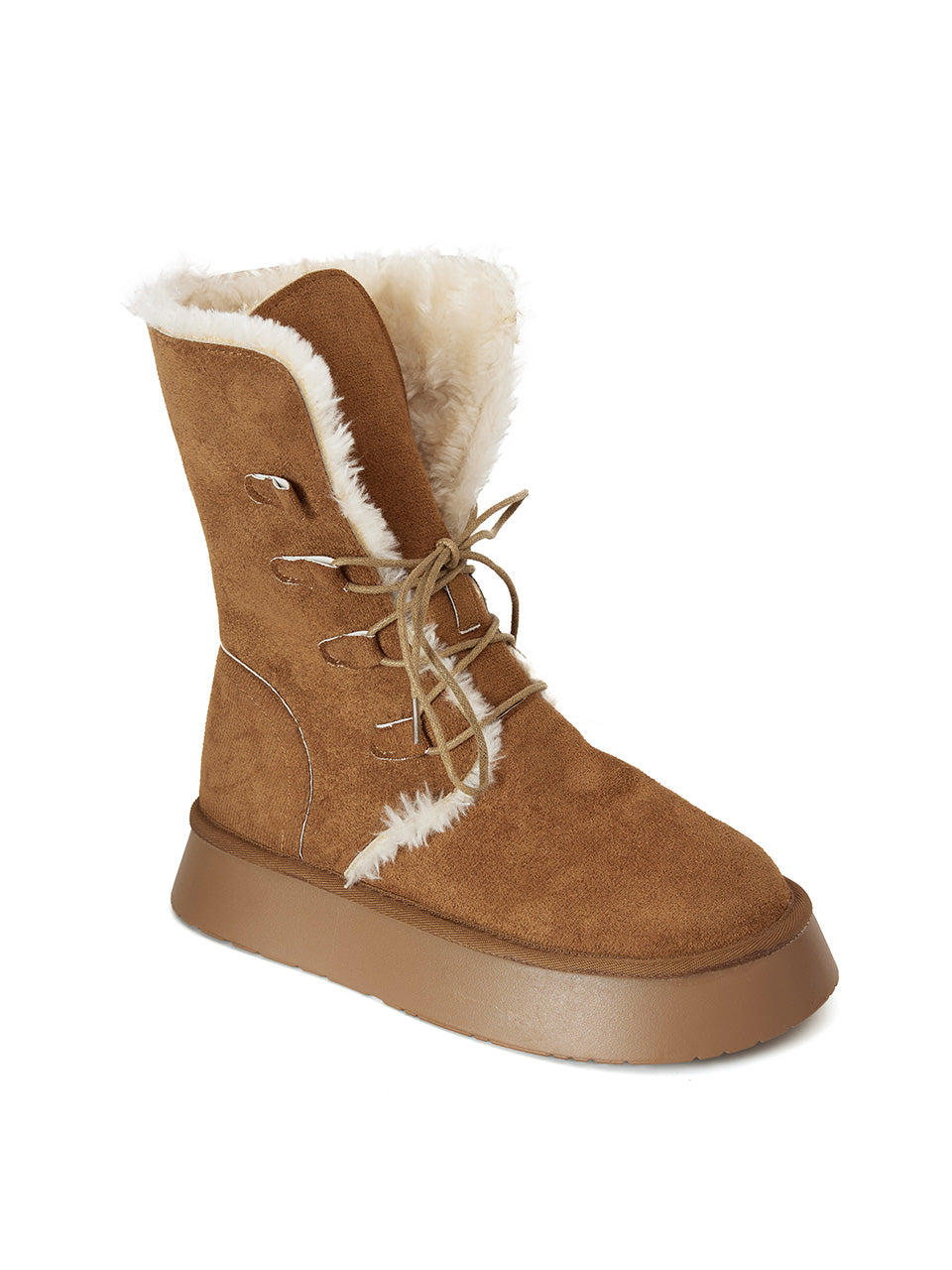 AR-3383 Fur Middle Boots