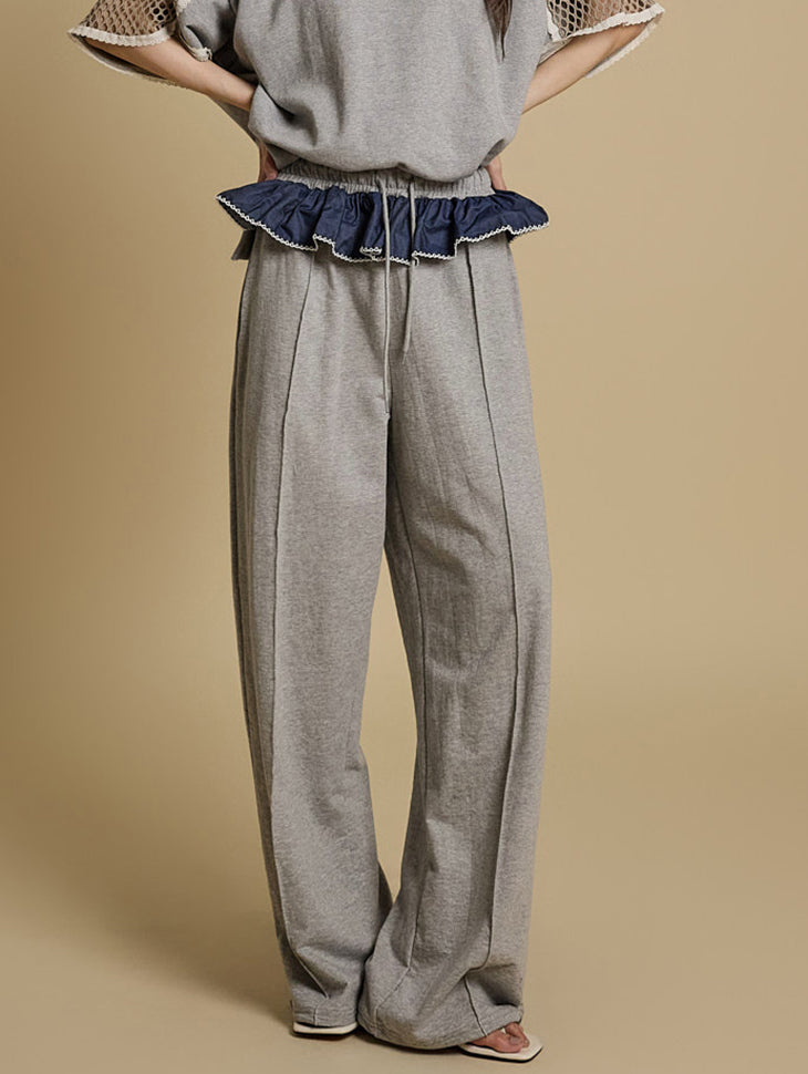 P3466 Frill Sweat Pants