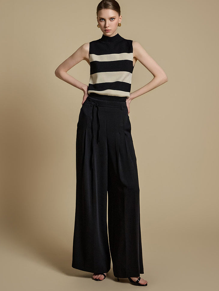 P3478 Wide Slacks with Strap