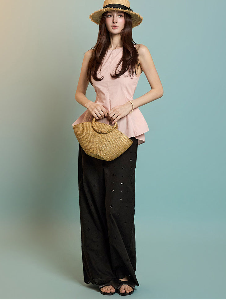 P3526 Eyelet Pants