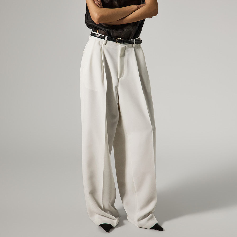 P3743 Two-Tuck Wide Slacks