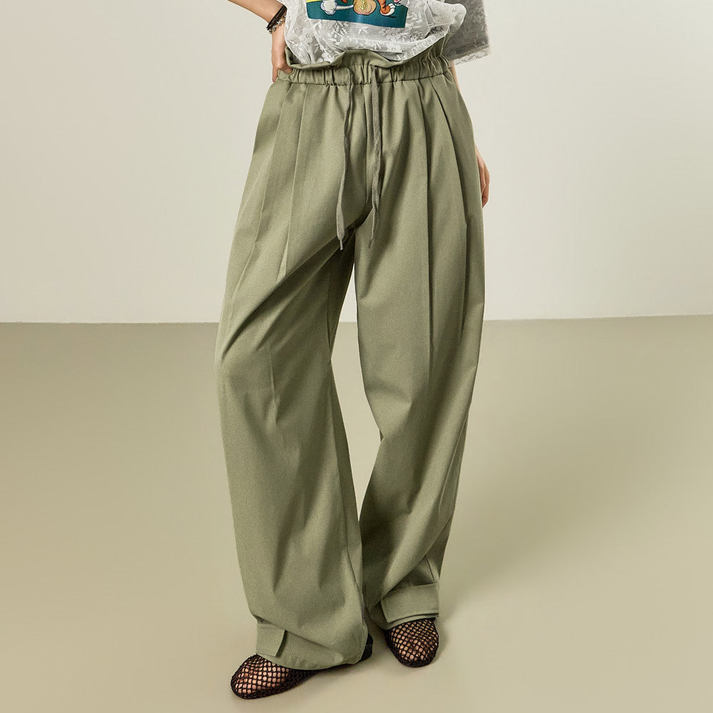 P3821 Shirred Waist Pants