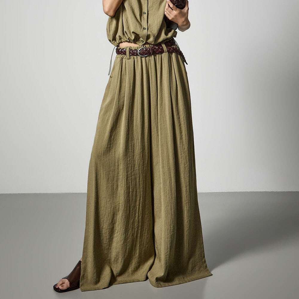 P3858 Natural Wide Pants