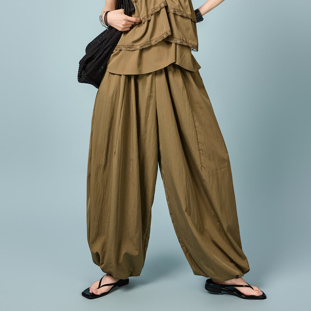 P3893 Wide Balloon Pants