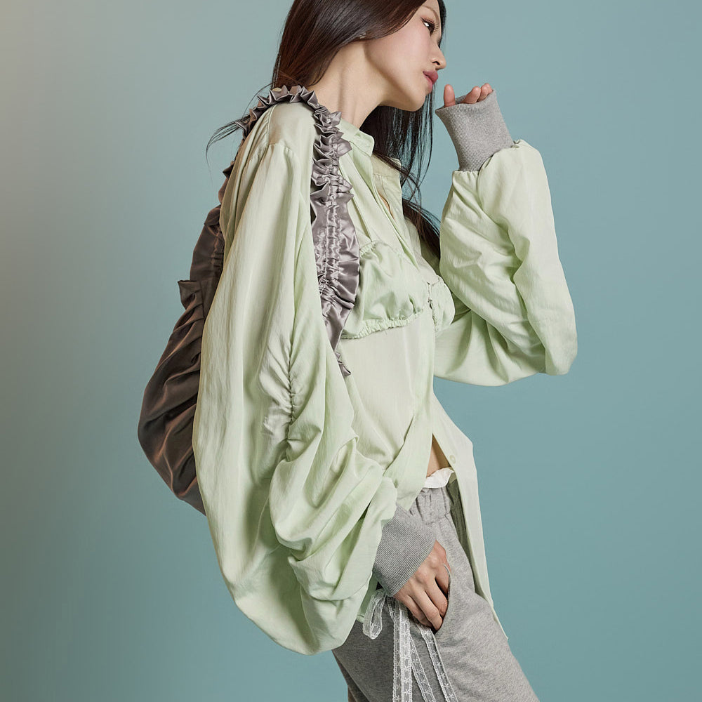 S753 Loose Fit Shirt with Bustier