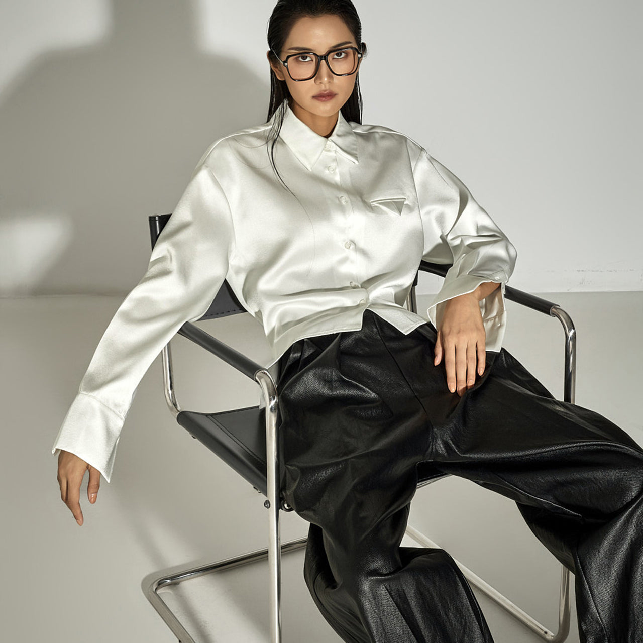 S794 Satin Shirts