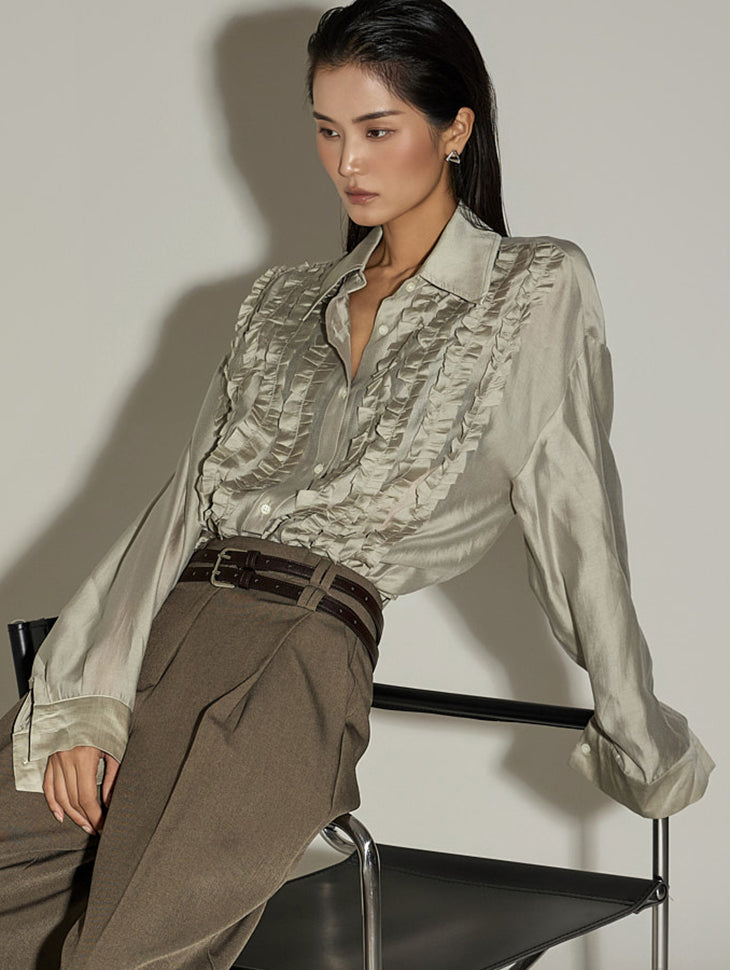 S804 Frill Shirts