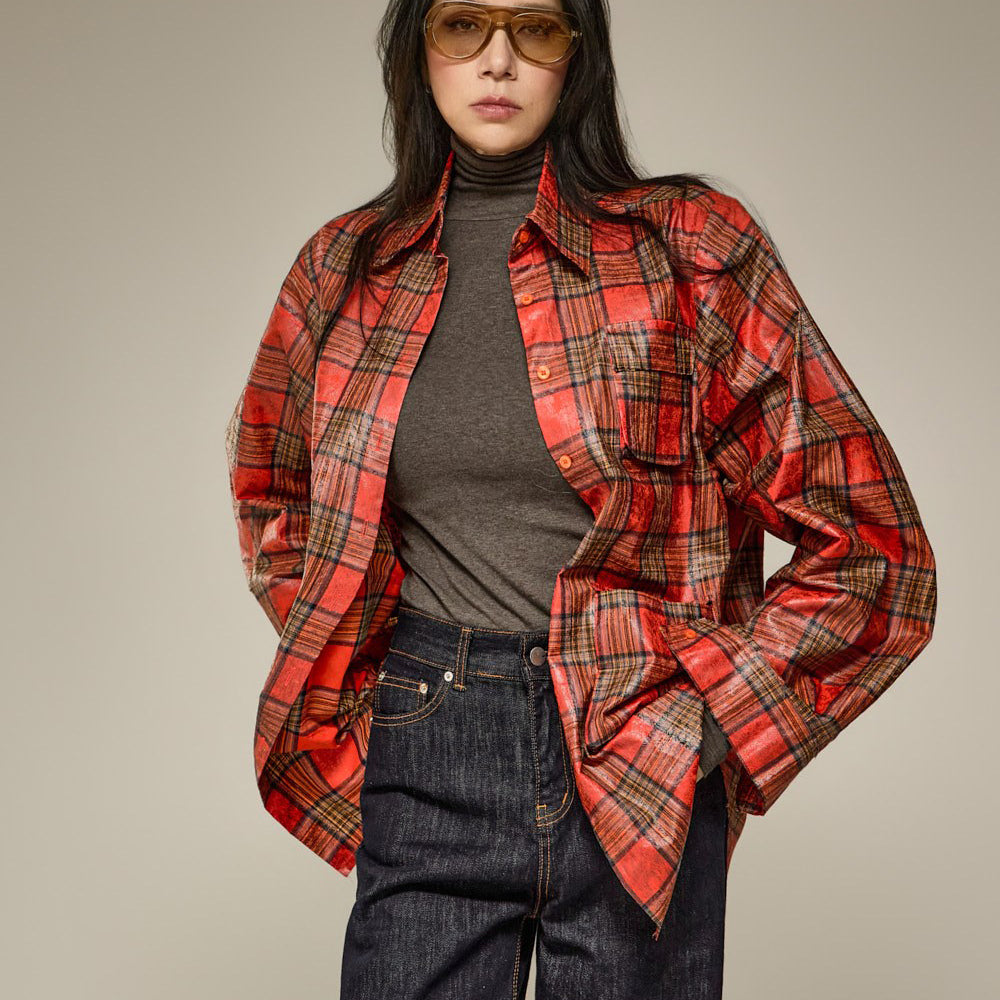 S936 Vintage Check Shirts