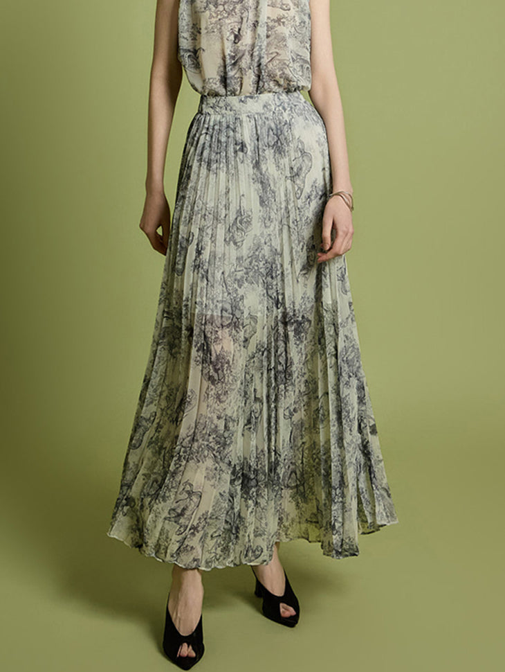 SK2995 Pleated Skirt