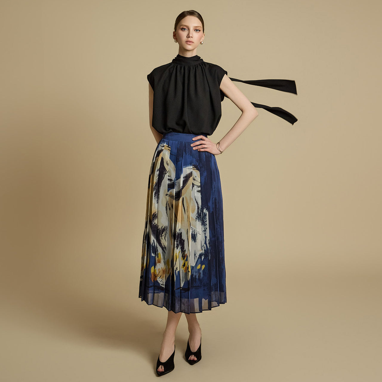 SK2997 Pleated Skirt