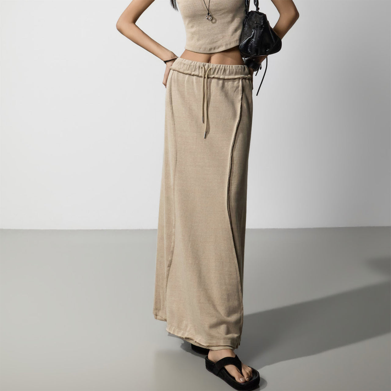 SK3235 Soft Maxi Skirt