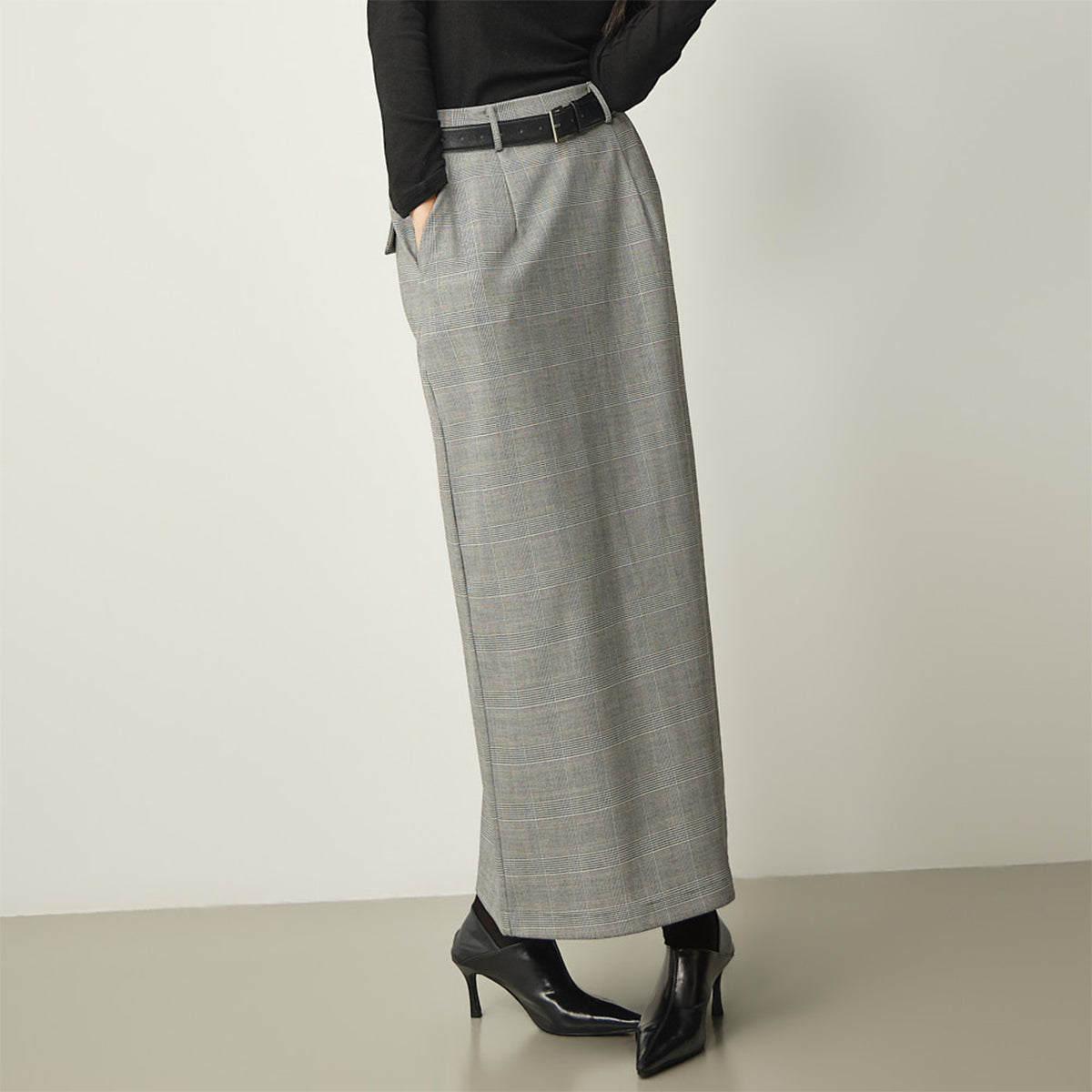 SK3277 Glen Check Skirt