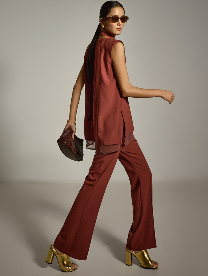 TP2150 Blouse and Slacks Set