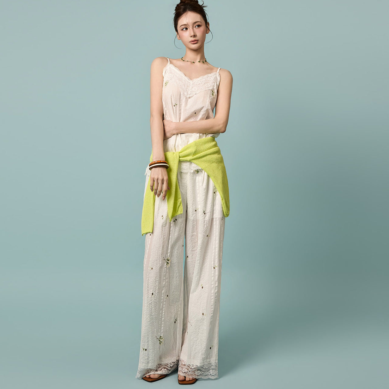 TP2389 Sleeveless Top and Pants Set