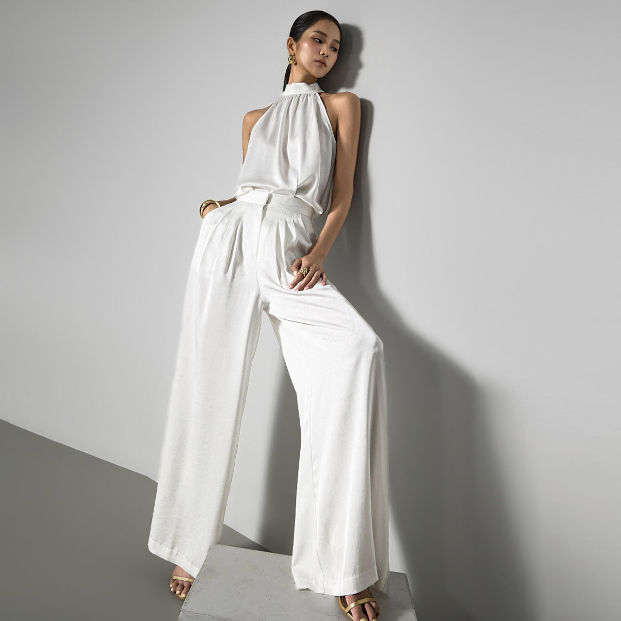 TP2411 Blouse and Slacks Set