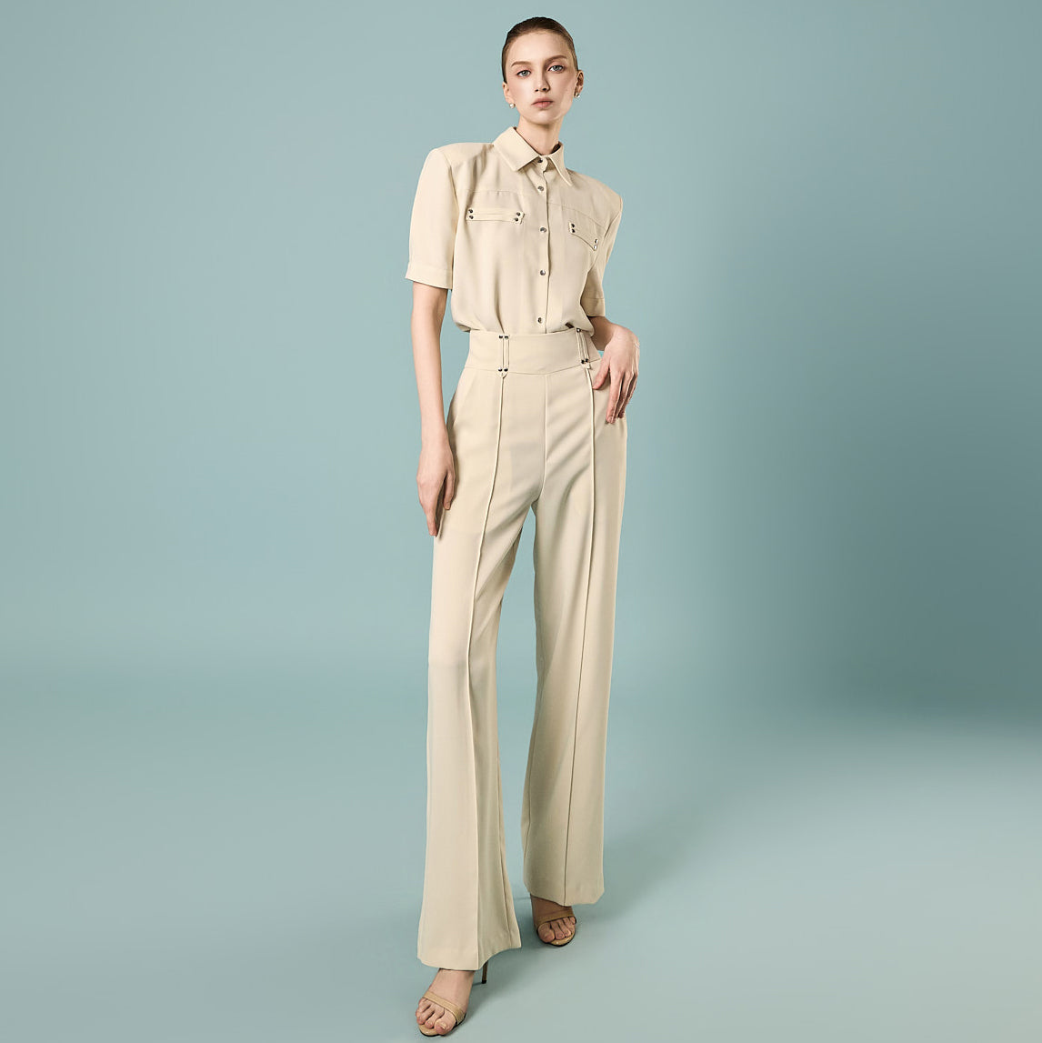 TP2419 Blouse and Slacks Set