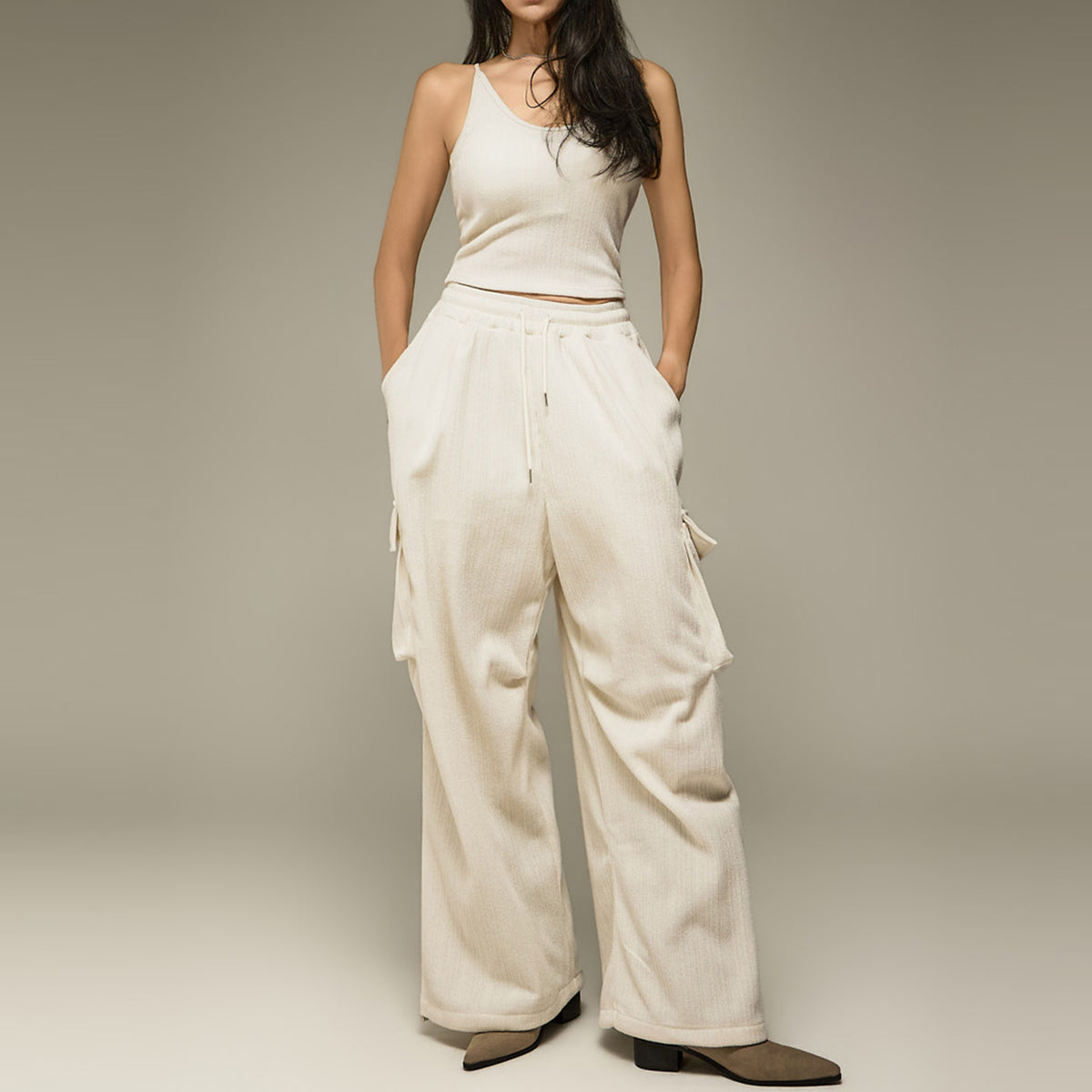 TP2508 Sleeveless Top and Pants Set