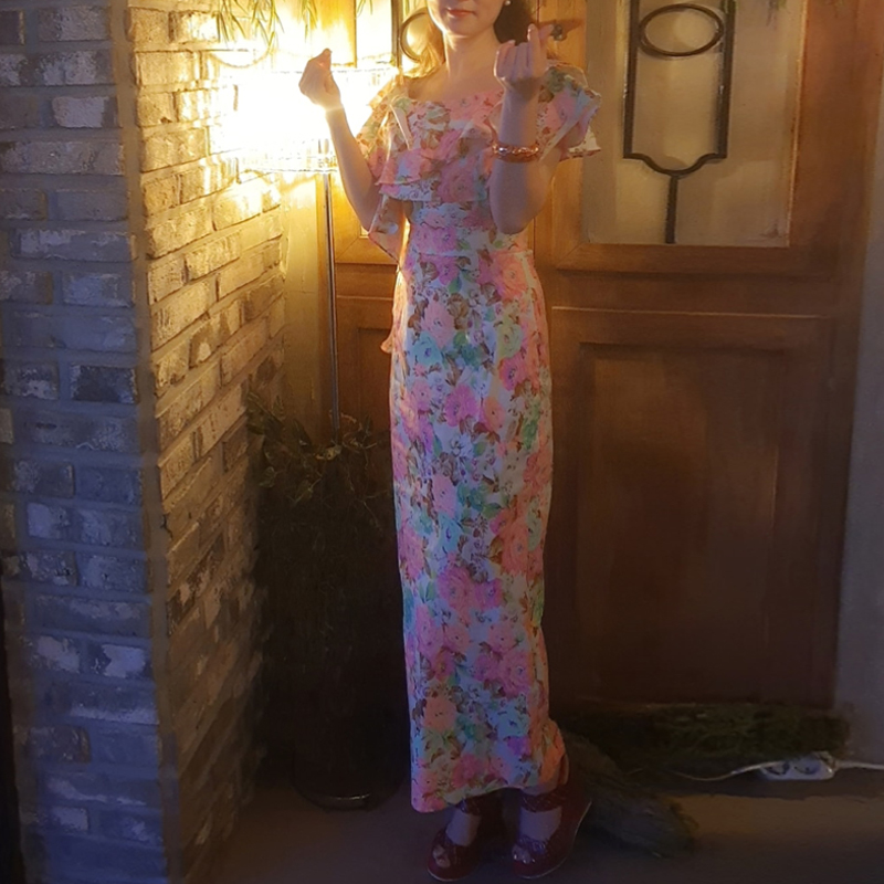 [韓國評價]非常漂亮的连衣裙。