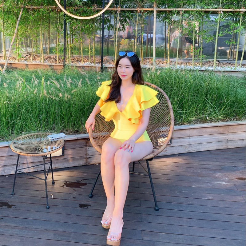 [韓國評價]材质和质量非常高的泳衣。