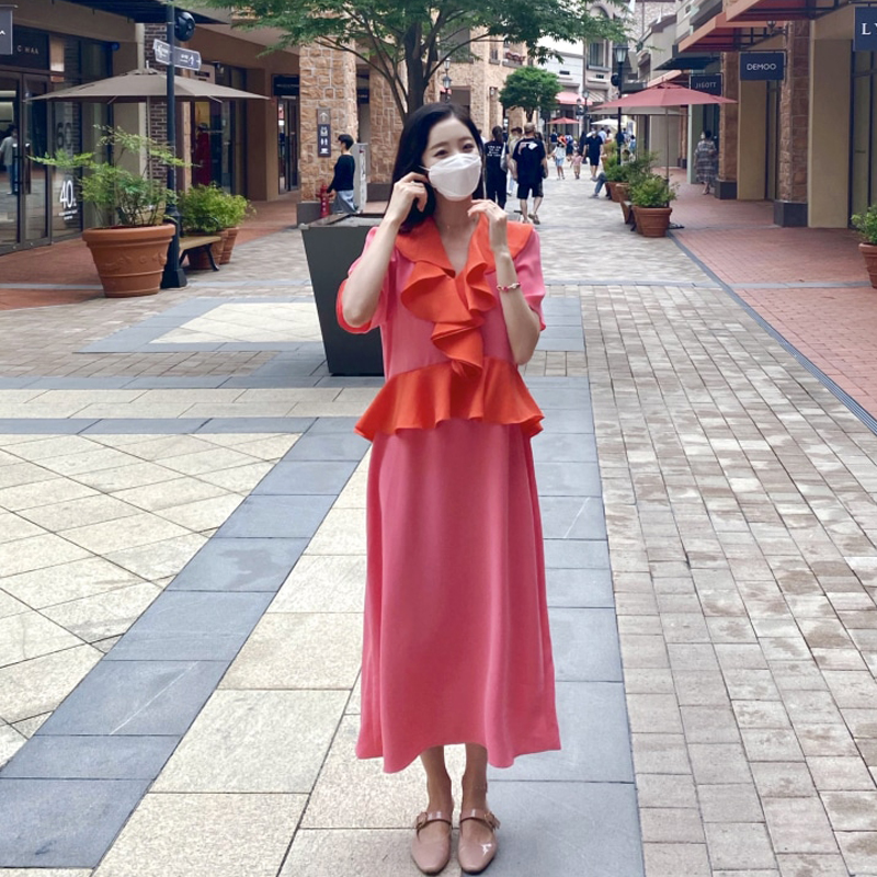 [韓國評價]在特别的日子穿的话心情更好的连衣裙。