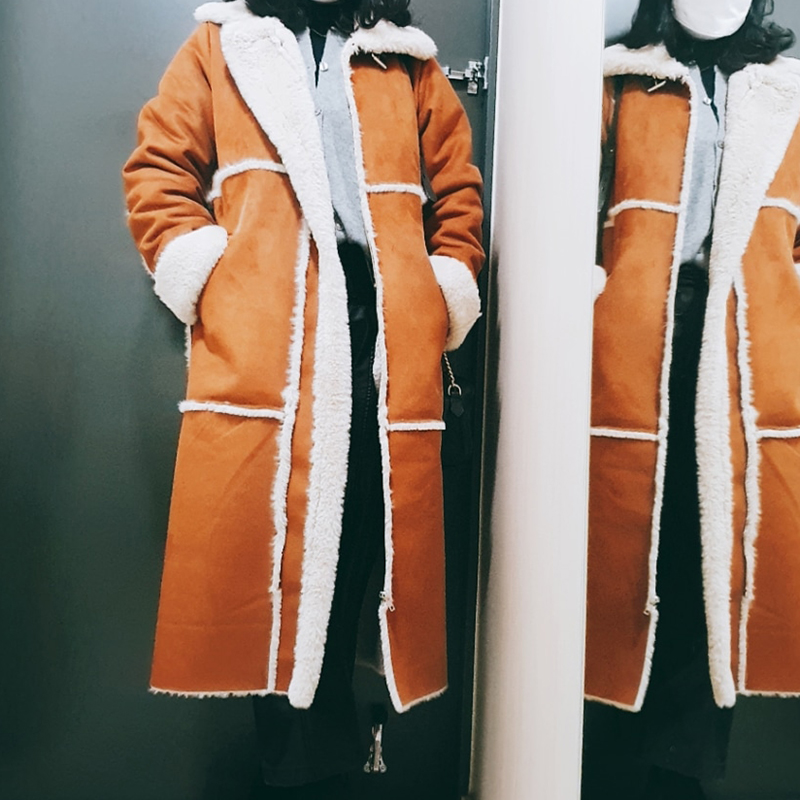 [韓國評價]温暖又好 显得个子也高的衣服。