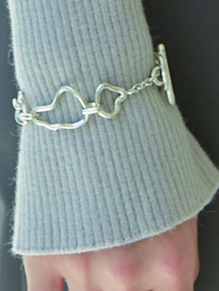 [Mon-A-Wear]连接链手链（银色，金色）
