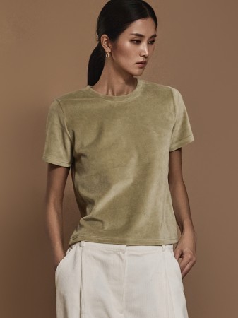 E3600 丝绒上衣 Korea