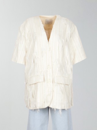 J9284 无领 夾克 Korea