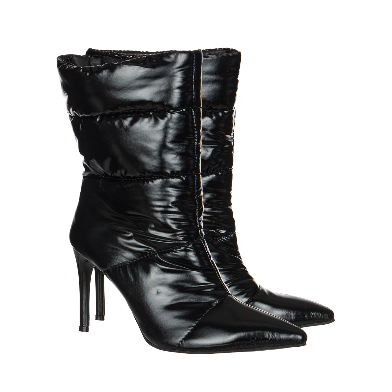 AR-3502 細跟高跟鞋 羽絨服 boots