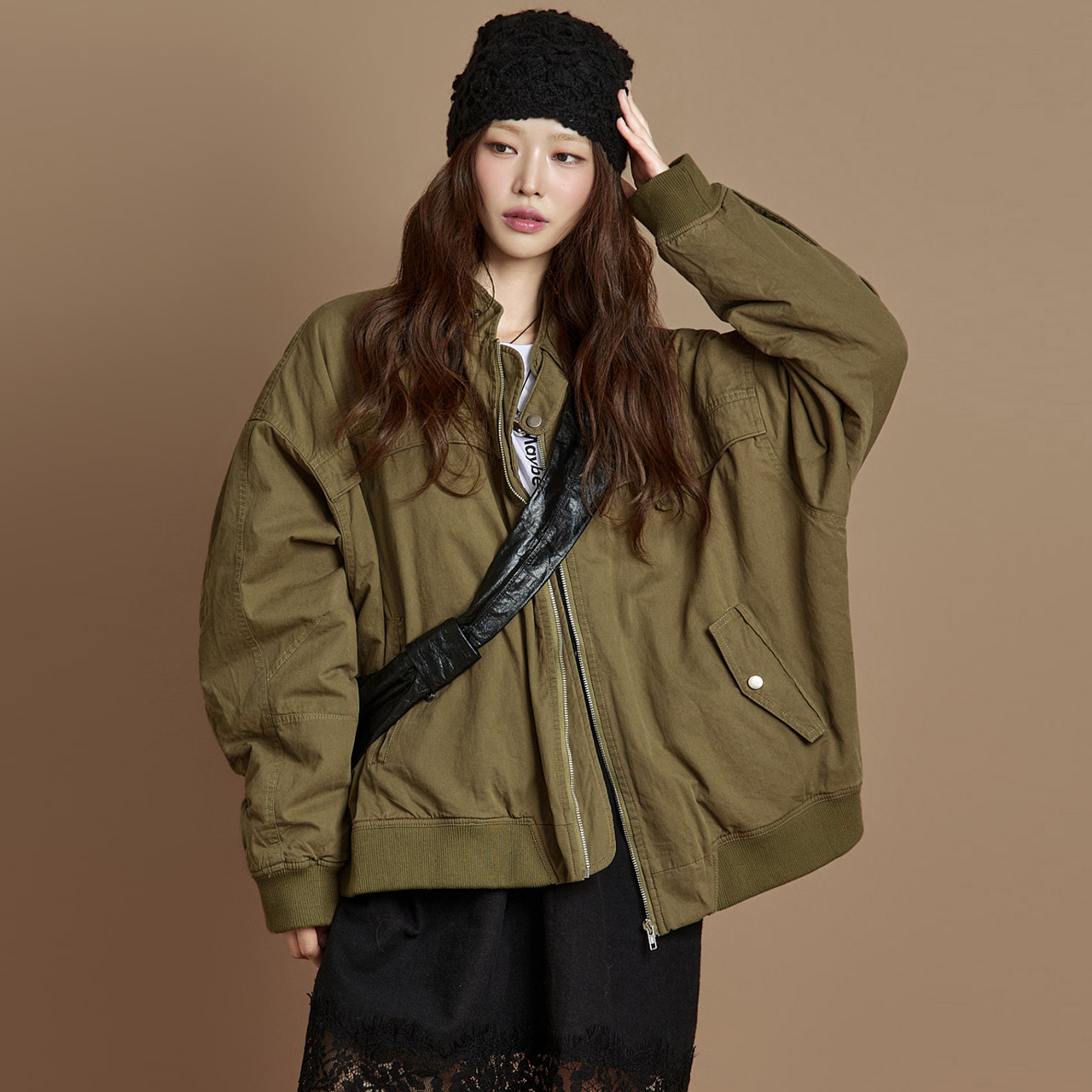 J2898 口袋 夹克 毛衣外套